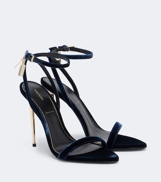 Padlock velvet sandals | Tom Ford
