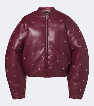 Studded oversized bomber jacket | Rotate