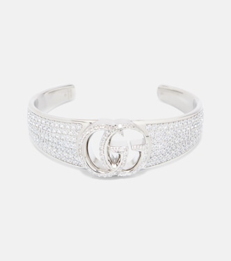 GG Marmont embellished cuff bracelet | Gucci