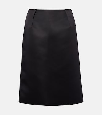 Duchess satin pencil skirt | Toteme