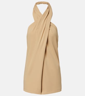 Halterneck jersey top | Toteme