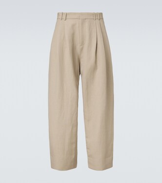 Linen and wool wide-leg pants | Studio Nicholson