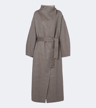 Leroy reversible wool-blend wrap coat | The Frankie Shop