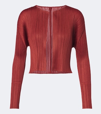 Monthly Colors: September Cardigan | Pleats Please Issey Miyake