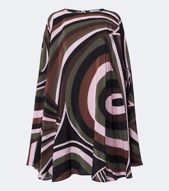 Caftano Iride in crêpe de chine di seta | Pucci