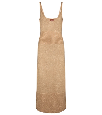 Robe midi Reese en mohair mélangé | Altuzarra