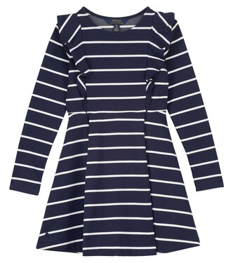 Striped stretch-jersey dress | Polo Ralph Lauren Kids