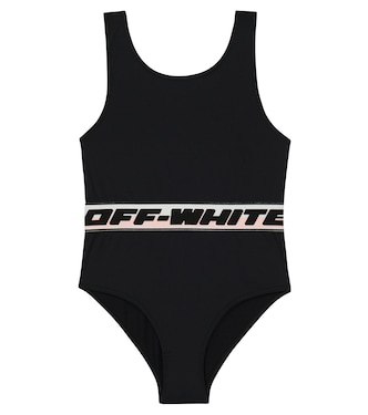 Logo swimsuit | Off-White Kids