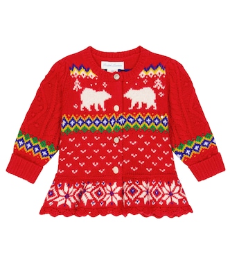Baby Cardigan aus Baumwolle und Wolle | Polo Ralph Lauren Kids
