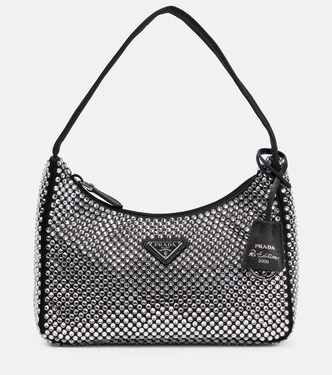 Embellished satin bag | Prada