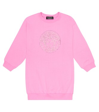 Medusa cotton dress | Versace Kids