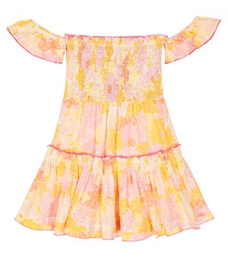 Aurora floral cotton dress | Poupette St Barth Kids