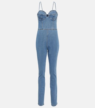 Bustier denim jumpsuit | Magda Butrym