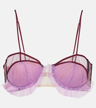 Sujetador Exploding Flower de tul | Nensi Dojaka