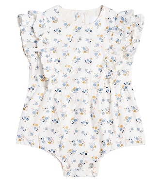 Baby Nina floral cotton-blend bodysuit | C'era Una Volta