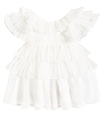 Baby tiered ruffled tulle dress | Patachou