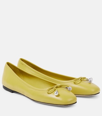 Ballerinas Elme aus Leder | Jimmy Choo