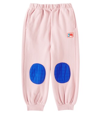 Patch-appliqué cotton jersey sweatpants | Jellymallow