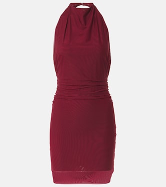 Toni 홀터넥 메쉬 미니드레스 | SIR