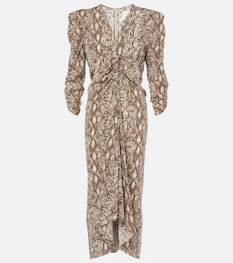 Albini printed silk-blend midi dress | Isabel Marant