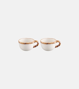Bamboo set of 2 cappuccino cups | Les-Ottomans