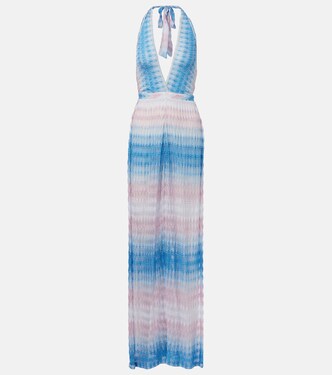 Zigzag ombré lamé jumpsuit | Missoni