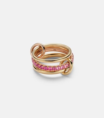 Anello Petunia in oro rosa 18kt e oro rosa 18kt con zaffiri | Spinelli Kilcollin