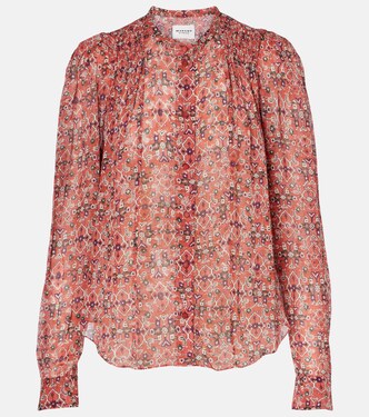 Neolin printed crêpe blouse | Marant Etoile