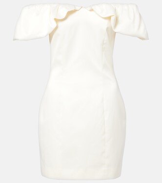 Draped off-shoulder minidress | Rotate