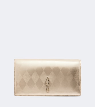 Clutch Bettina aus Metallic-Leder | Christian Louboutin