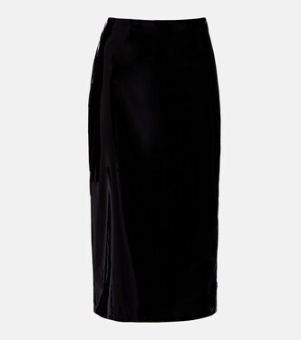 Samantha coated pencil skirt | The Frankie Shop