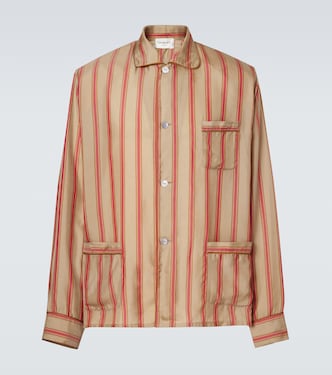 Striped twill shirt | Saint Laurent