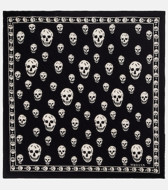 Skull silk scarf | McQueen