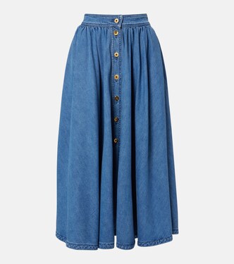 Denim midi skirt | Patou