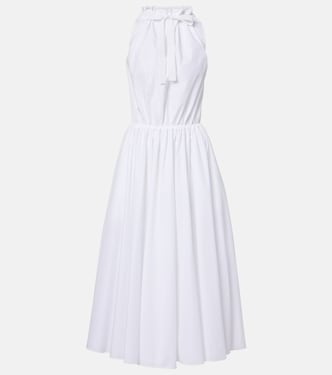 Gathered cotton midi dress | Patou