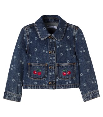 Printed denim jacket | Self-Portrait Kids