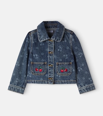 Printed denim jacket | Self-Portrait Kids