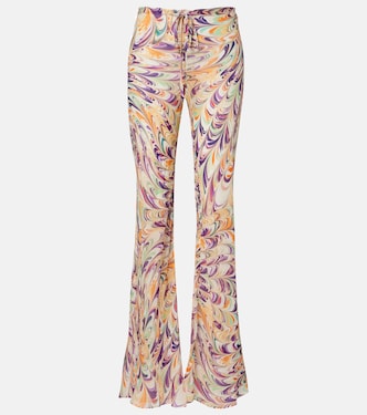 Scarlett printed flared pants | Alexandra Miro