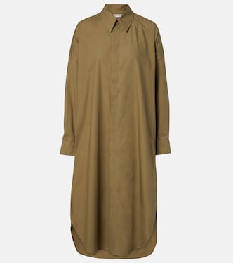 Bloom cotton poplin shirt dress | The Frankie Shop