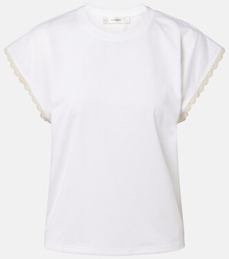 T-Shirt The Crochet aus Baumwoll-Jersey | Frame