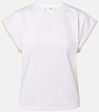 The Crochet cotton jersey T-shirt | Frame