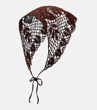 Crochet cotton headwrap | Magda Butrym