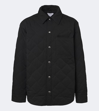 Sobrecamisa en mezcla de algodón con Intrecciato | Bottega Veneta
