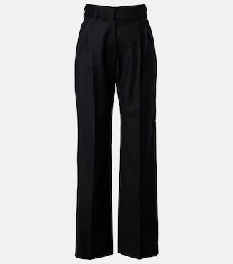 Fox wool straight pants | Blazé Milano