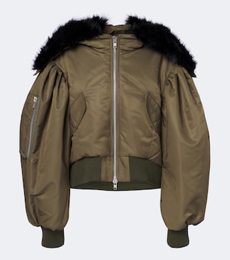 Chaqueta bomber acolchada con capucha | Simone Rocha