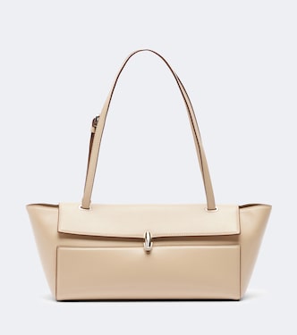 Symmetry Trapeze Medium leather shoulder bag | Savette