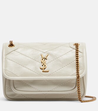 Niki Cassandre Mini leather shoulder bag | Saint Laurent