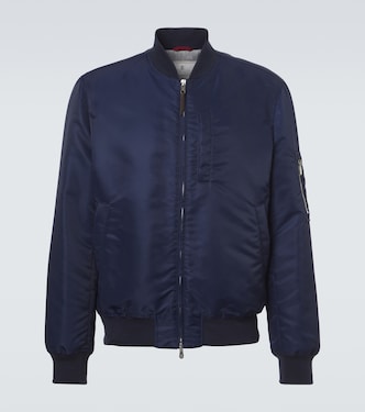 Chaqueta bomber con algodón | Brunello Cucinelli