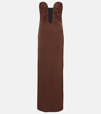Strapless maxi dress | Adriana Degreas