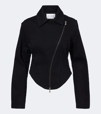 Denim biker jacket | Alaïa